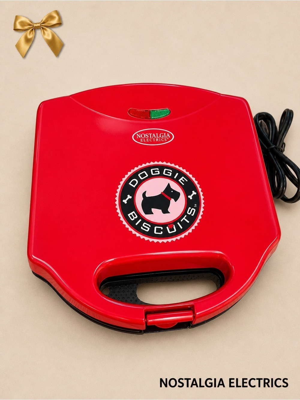 Nostalgia Electrics Intertek Doggie Biscuit Maker Red Tested